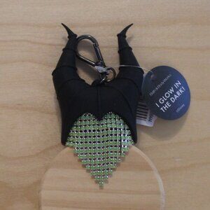 Maleficent Bling Glow in the Dark Hand Sanitizer Holder